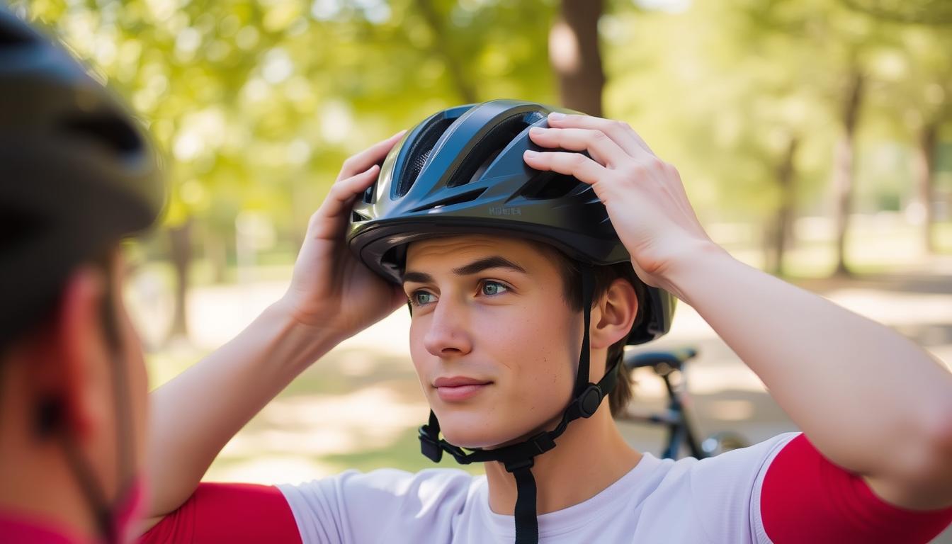 Fahrradhelm richtig einstellen Anleitung