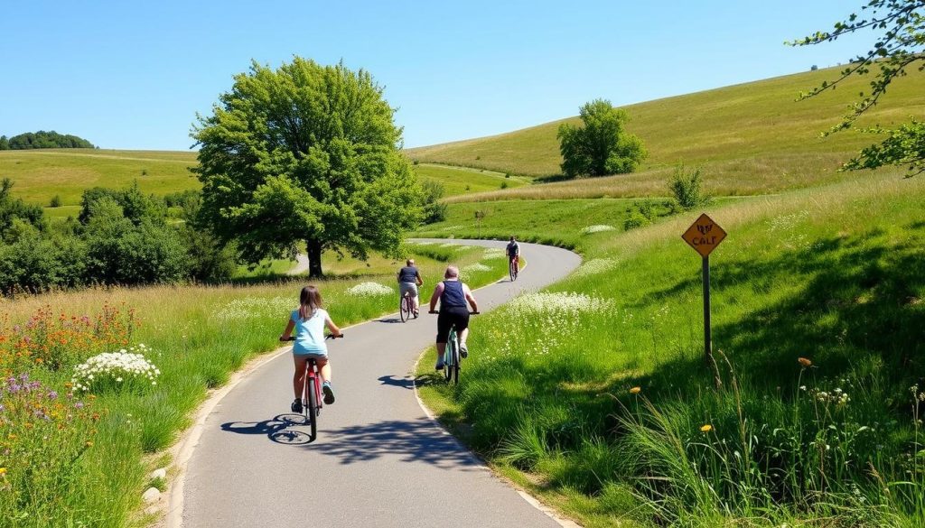 Familienfreundliche Radwege