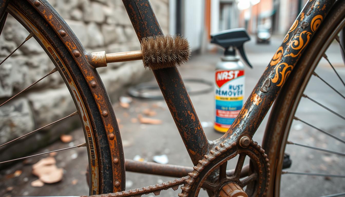 Rost am Fahrrad entfernen