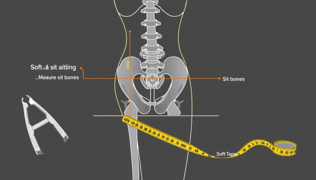 Sitzknochenvermessung