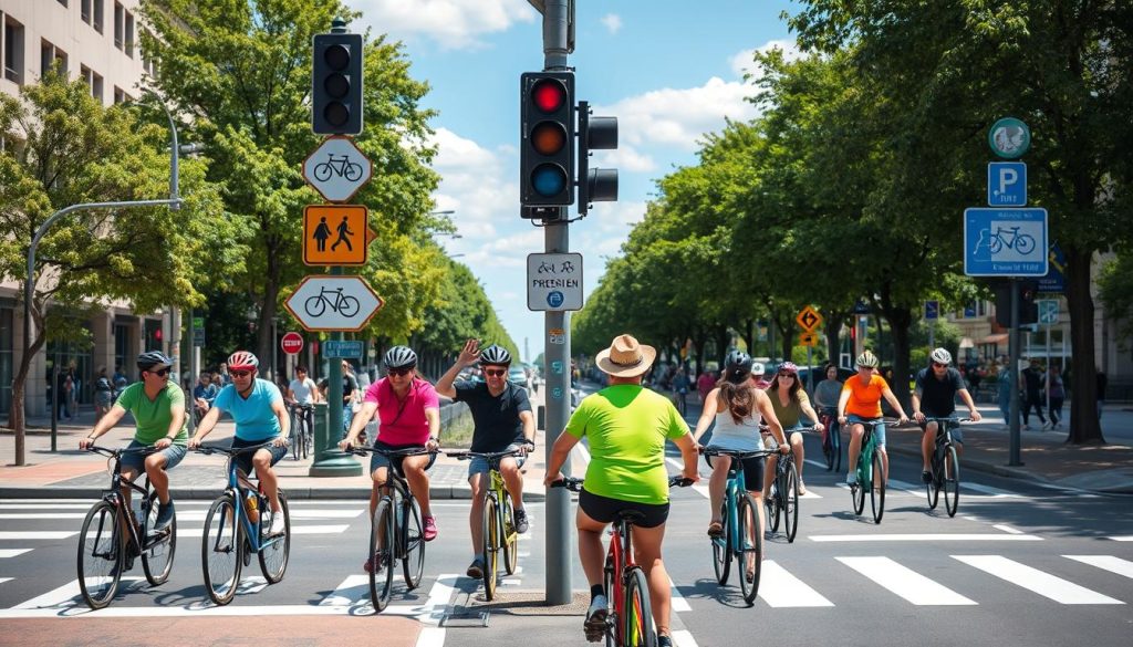 Verkehrsregeln für Radfahrer